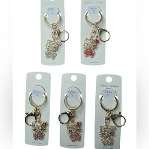 NWT Hello Kitty Flower Key Ring $10 Closet Minimum Purchase 5 Options